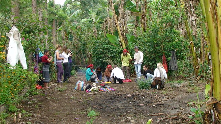 This 8 Aj ceremony was held on 24th April 2011 to introduce ourselves to the spirits of the land here before we started to build. It was a way to start with the energetic level, the unseen world before moving in to the physical.